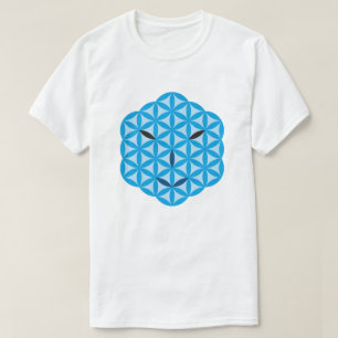 Heilig gezicht - Arcturiaans, Blauw. T-shirt