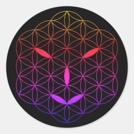 Heilig gezicht - Arcturian 02, CF-Tr. Ronde Sticker