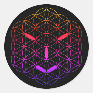 Heilig gezicht - Arcturian 02, CF-Tr. Ronde Sticker