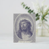 Heilig gezicht van Jezus Briefkaart (Staand voorkant)