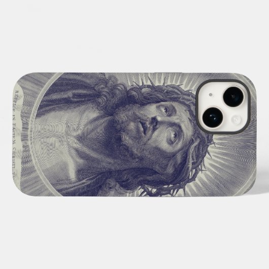 Heilig gezicht van Jezus Case-Mate iPhone Case (Achterkant (horizontaal))