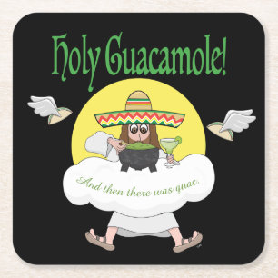 Heilig Guacamole Square Paper Onderzetter