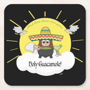 Heilig Guacamole Square Paper Onderzetter