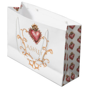Heilig Hart Barok Gepersonaliseerd Groot Cadeauzakje