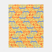 Heilig Hart en Onbevlekt Hart Fleece Deken (Voorkant)