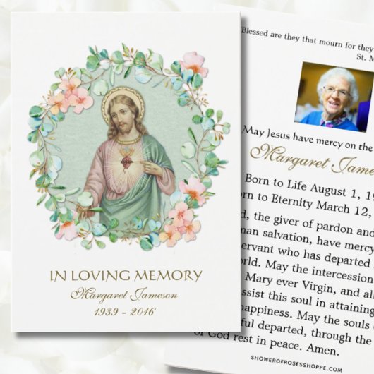 Heilig hart Heilige Heilige Stoel Visitekaartje