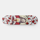 Heilig Hart Jesus Skateboard JOUW NAAM (Horizontaal)