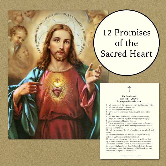Heilig Hart Jezus belooft Katholiek
