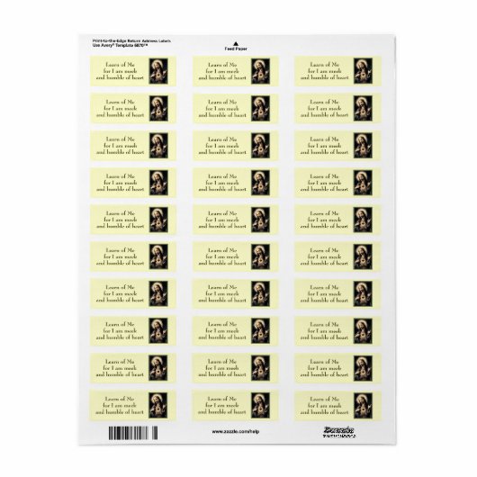 Heilig Hart Labels (Full Sheet)