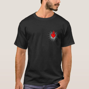 Heilig Hart Liefde Jezus Christus God Christelijke T-shirt