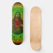 Heilig hart van Jesus Rastafari Skateboard (Voorkant)