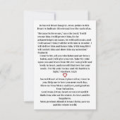 Heilig hart van Jezus (Achterkant)