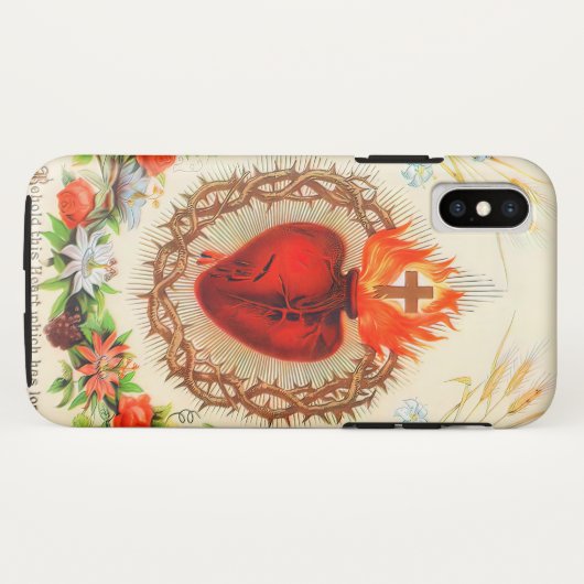 Heilig hart van Jezus A-091721 Case-Mate iPhone Case (Achterkant (horizontaal))
