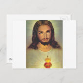 Heilig hart van Jezus Briefkaart (Voorkant / Achterkant)