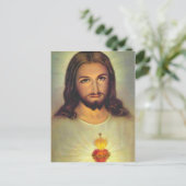 Heilig hart van Jezus Briefkaart (Staand voorkant)