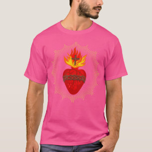 Heilig Hart van Jezus Christus Heer en Redder van T-shirt
