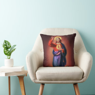 Heilig hart van Jezus Christus Kussen