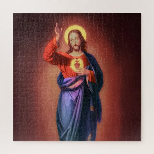 Heilig hart van Jezus Christus Legpuzzel (Verticaal)