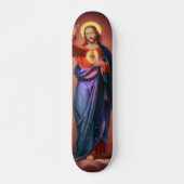 Heilig hart van Jezus Christus Skateboard (Voorkant)