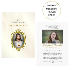 Heilig Hart van Jezus Foto Gedenkgebed Kaart Plaatskaartje