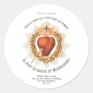 Heilig Hart van Jezus Frans Heilig Kaart Sticker