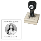 Heilig Hart van Jezus Gebed Rubberstempel (Gestempeld)