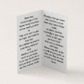 Heilig Hart van Jezus gebed Visitekaartjes (Binnen)