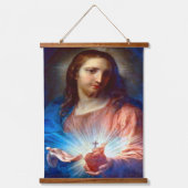 Heilig hart van Jezus Hangend Wandkleed (Voorkant)