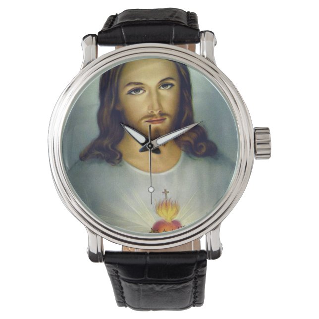 Heilig hart van Jezus Horloge (Voorkant)