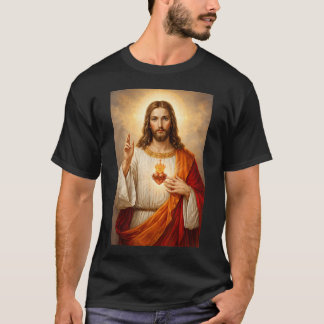 Heilig Hart Van Jezus Katholiek Christelijk T-shirt