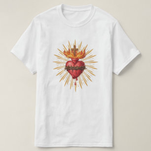 Heilig Hart van Jezus Katholiek Traditioneel T-shirt
