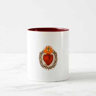 Heilig Hart van Jezus koffiemok Tweekleurige Koffiemok