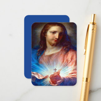 Heilig Hart van Jezus met Consecratiegebed Informatiekaartje