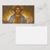 Heilig hart van Jezus mozaïek Visitekaartje (Voorkant / Achterkant)