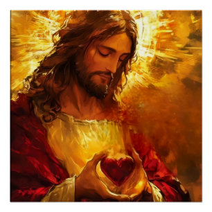 Heilig Hart van Jezus Perfect Poster