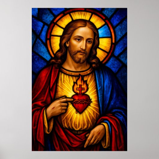 Heilig Hart van Jezus Poster (Voorkant)