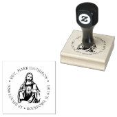 Heilig hart van Jezus Religieuze goddelijke genade Rubberstempel (Gestempeld)