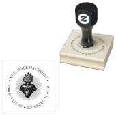 Heilig hart van Jezus Religieuze goddelijke genade Rubberstempel (Gestempeld)