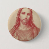  heilig hart van Jezus Ronde Button 5,7 Cm (Voorkant)