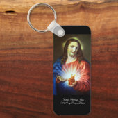 Heilig hart van Jezus Sleutelhanger (Voorkant)