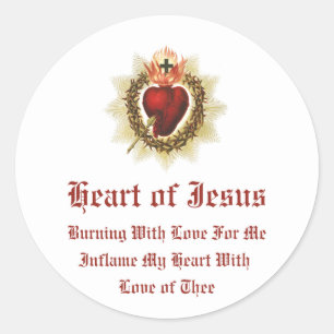 Heilig hart van Jezus Stickers