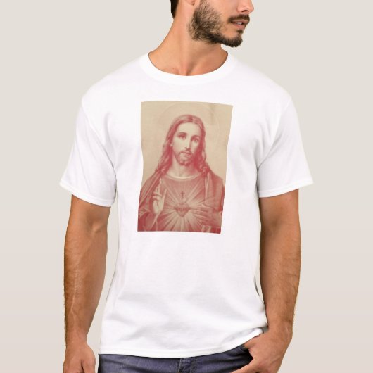  heilig hart van Jezus T-Shirt (Voorkant)