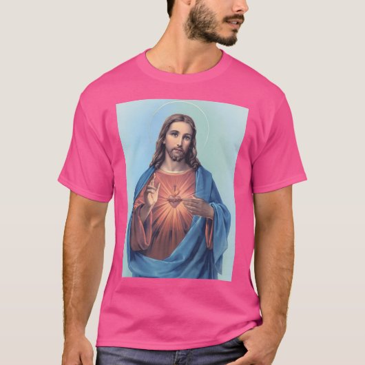 Heilig hart van Jezus T-shirt (Voorkant)