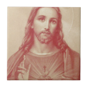 heilig hart van Jezus Tegeltje