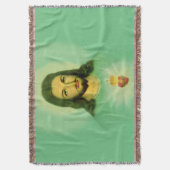 Heilig hart van Jezus Throw Blanket Deken (Voorkant Verticaal)