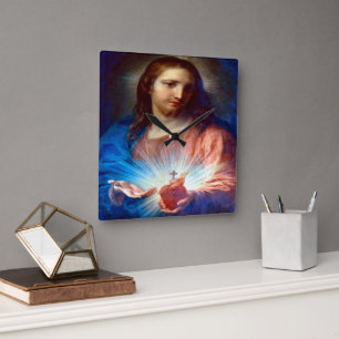 Heilig hart van Jezus Vierkante Klok