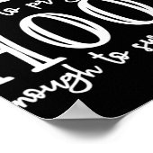 Heilig Hood T-shirt, voldoende om te bidden voor j Poster (Hoek)