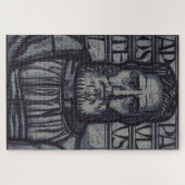 Heilig Paulus Zwaard van de Geest Heilige Grafisch Legpuzzel (Horizontaal)