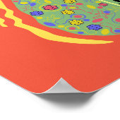 Heilig vijgenblad artistiek poster (Hoek)