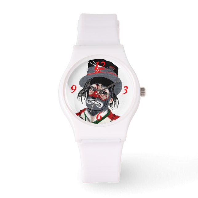 heiligdom circus clown horloge (Voorkant)